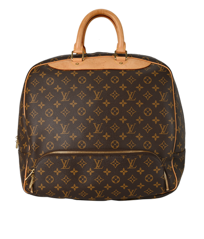 Evasion Travel Bag, &pound;895, Handbags, Brown/Tan, Canvas/Leather, Front view